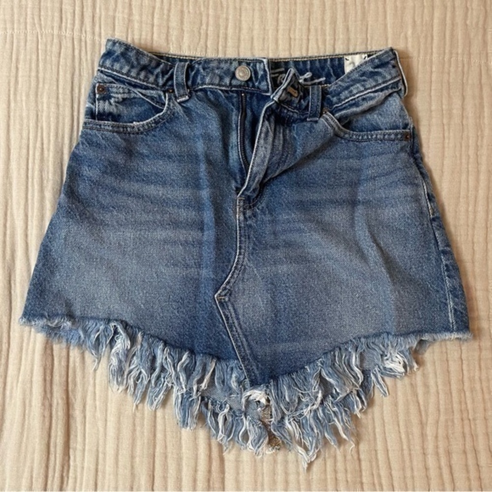 We the Free FP Denim Skirt Size 24